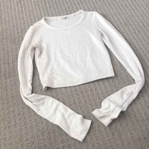 Wilfred Free Crop White Longsleeve - Picture 3 of 3